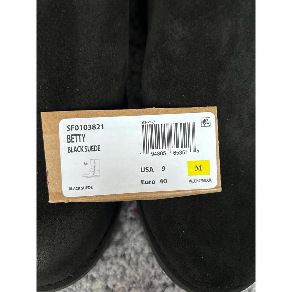 Sofft Aqua Sofft Black Leather Tall Boots Women’s Size 9M Comfort Pull On - Picture 7 of 7